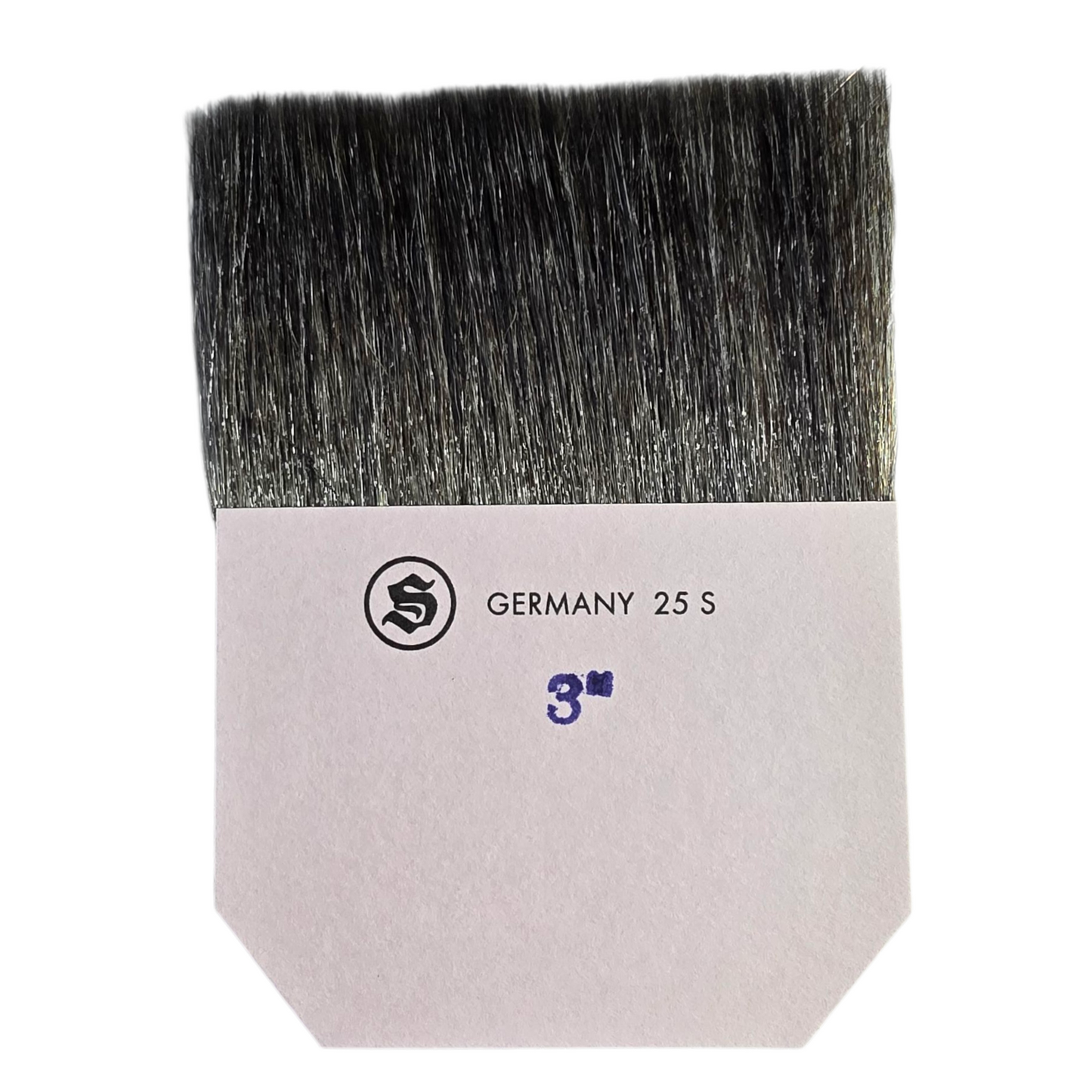 Punta SLP Gilders - Individual - 3" ancho x 2" Largo - Pelo de ardilla Talahuthy gris - Europeo