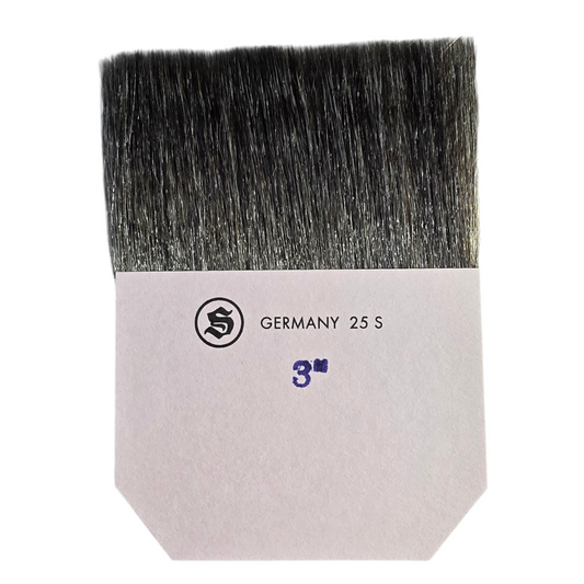 Petua SLP Gilders - Bujang - 3" lebar x 2" Panjang - Rambut Tupai Talahuthy Kelabu - Eropah