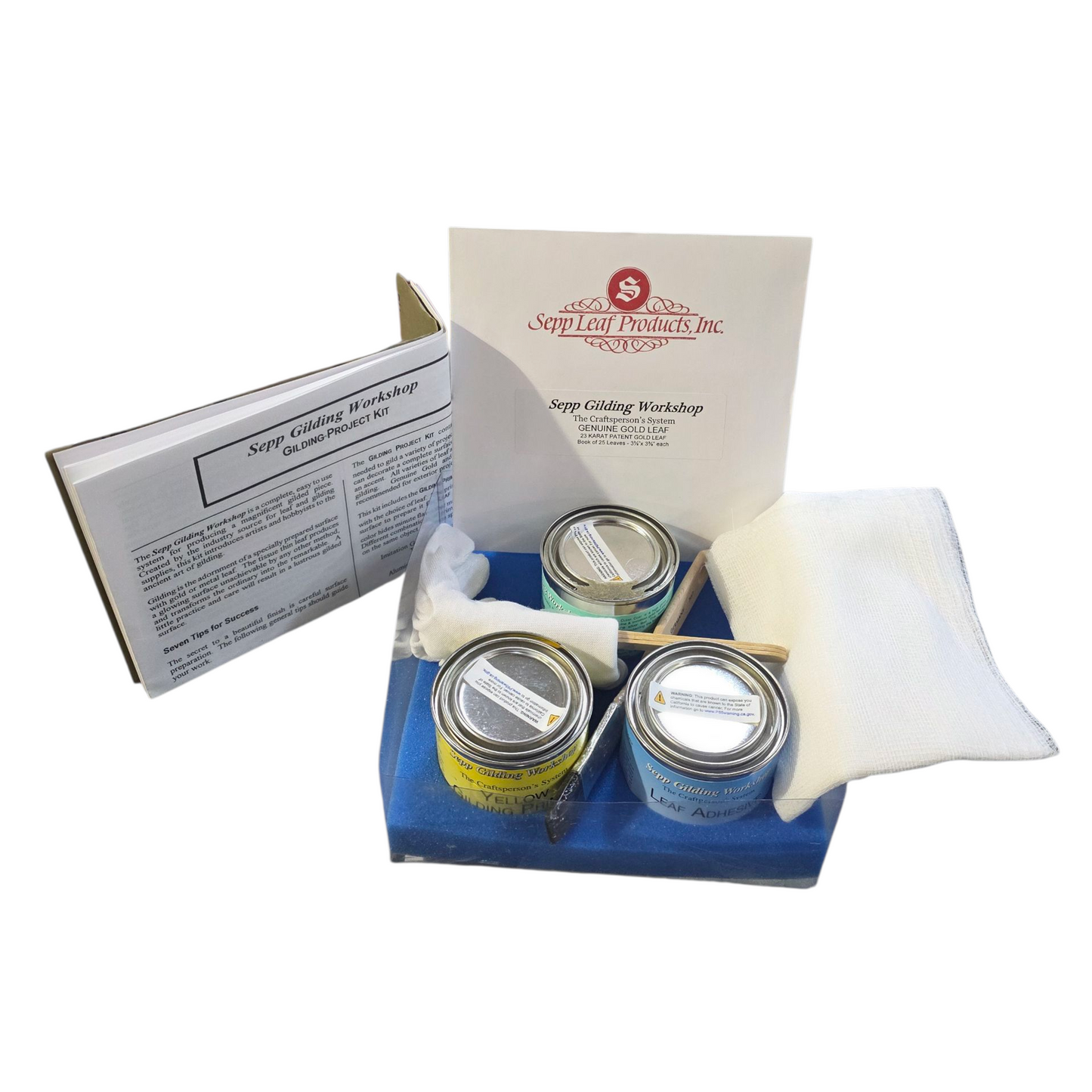 Kit Dorado Completo Pan De Oro Auténtico