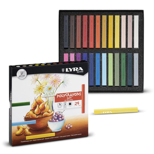 Lyra Polycrayons Soft 24pc