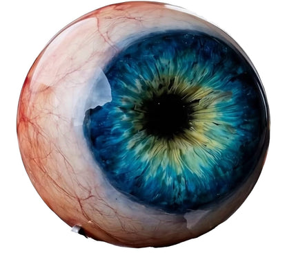 Resin Eye Ball Blue Glow 2-1/2"