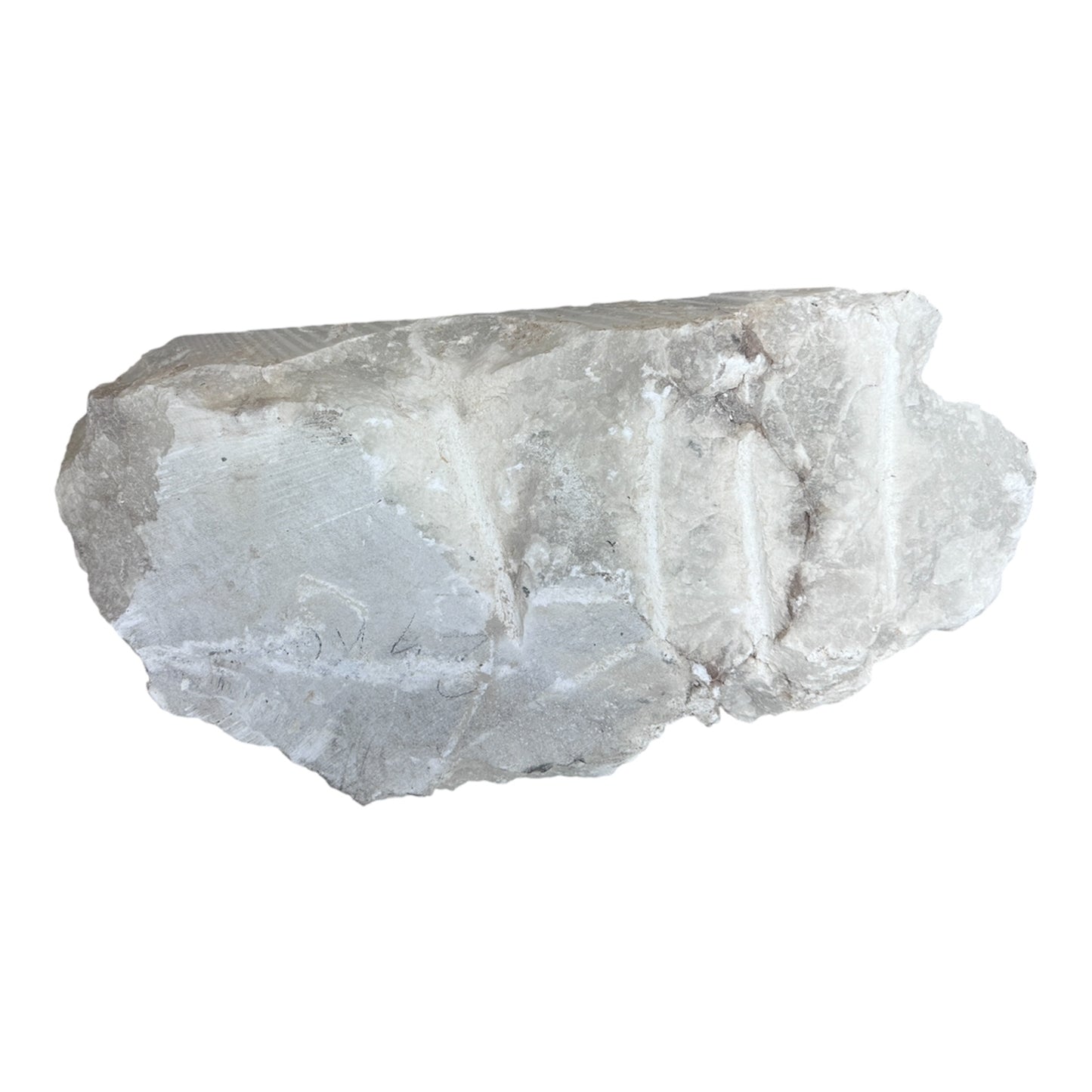 49lb Mario's White Translucent Alabaster 22x11x3.5