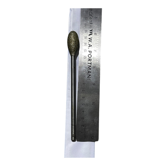Diamond Burr #07 3/4x1-1/2" (20x40mm) 1/4" Shaft Long
