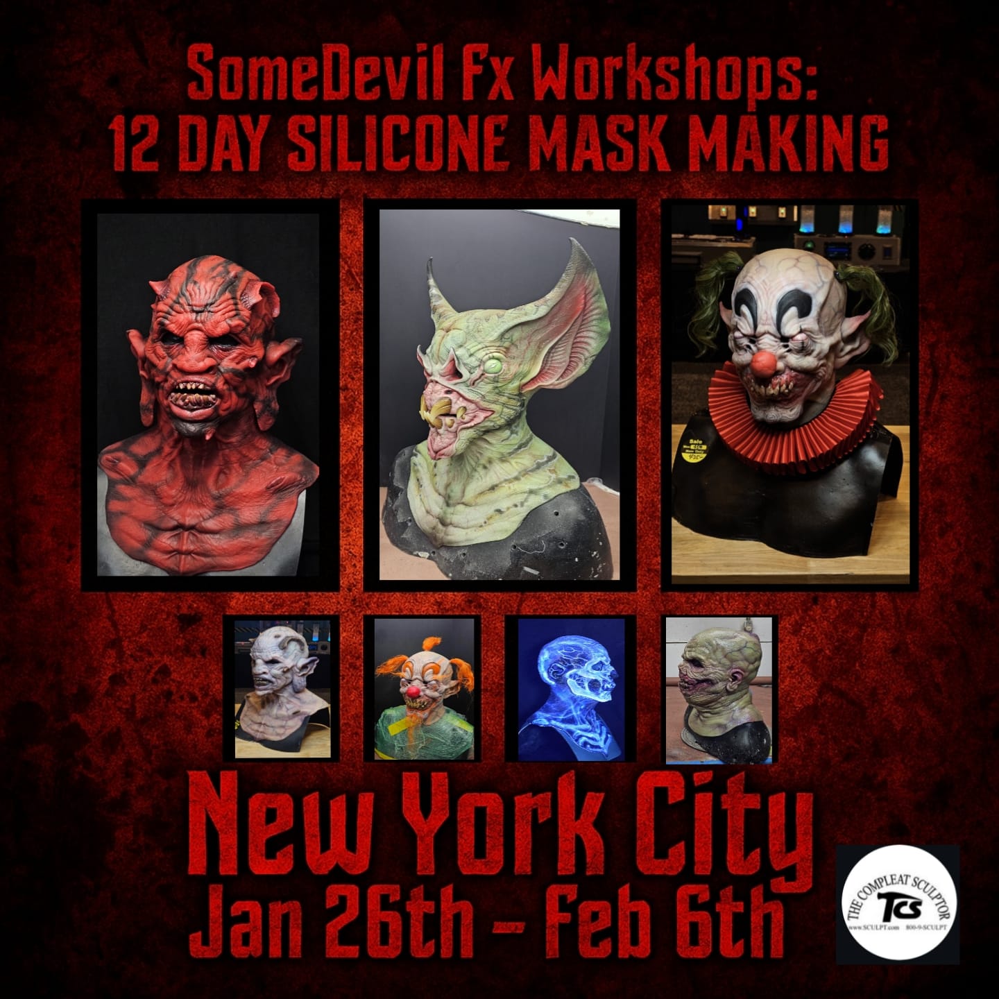 260126 Silicone Mask Making Jan 26th - Feb 6th