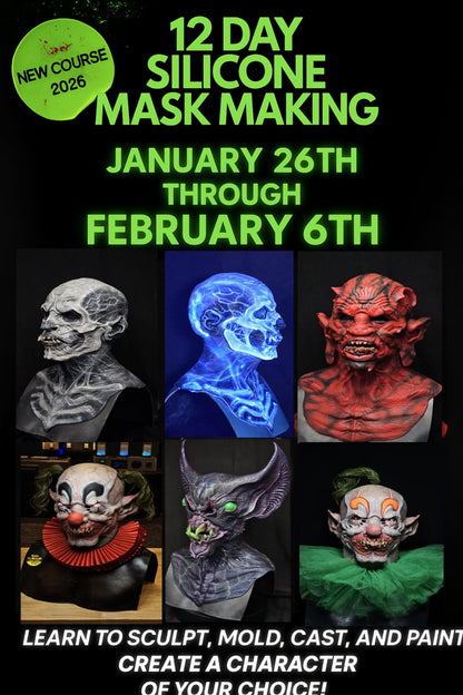 260126 Silicone Mask Making Jan 26th - Feb 6th