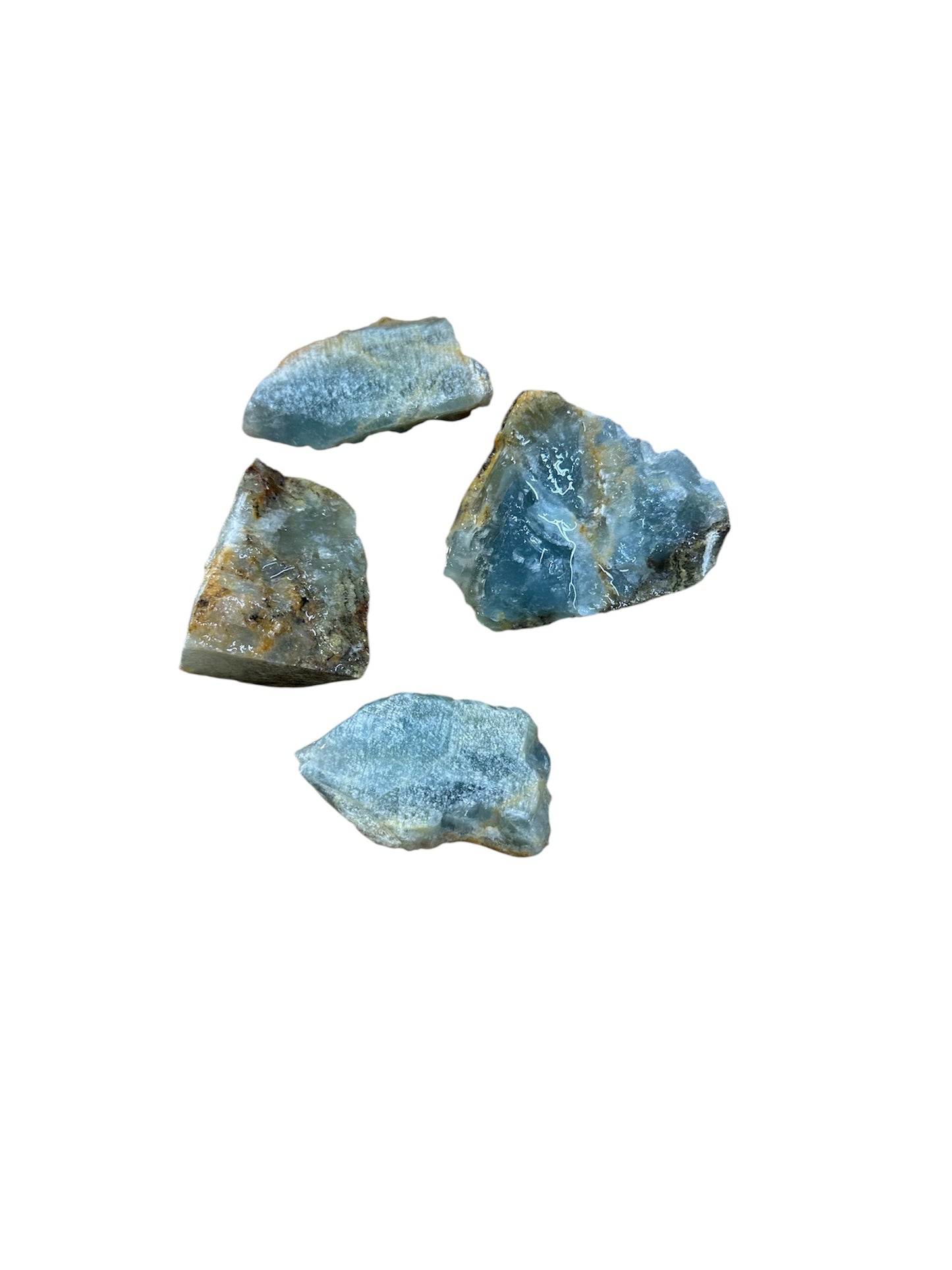 Brazilian Blue Onyx Chips ~1lb BBO250913000