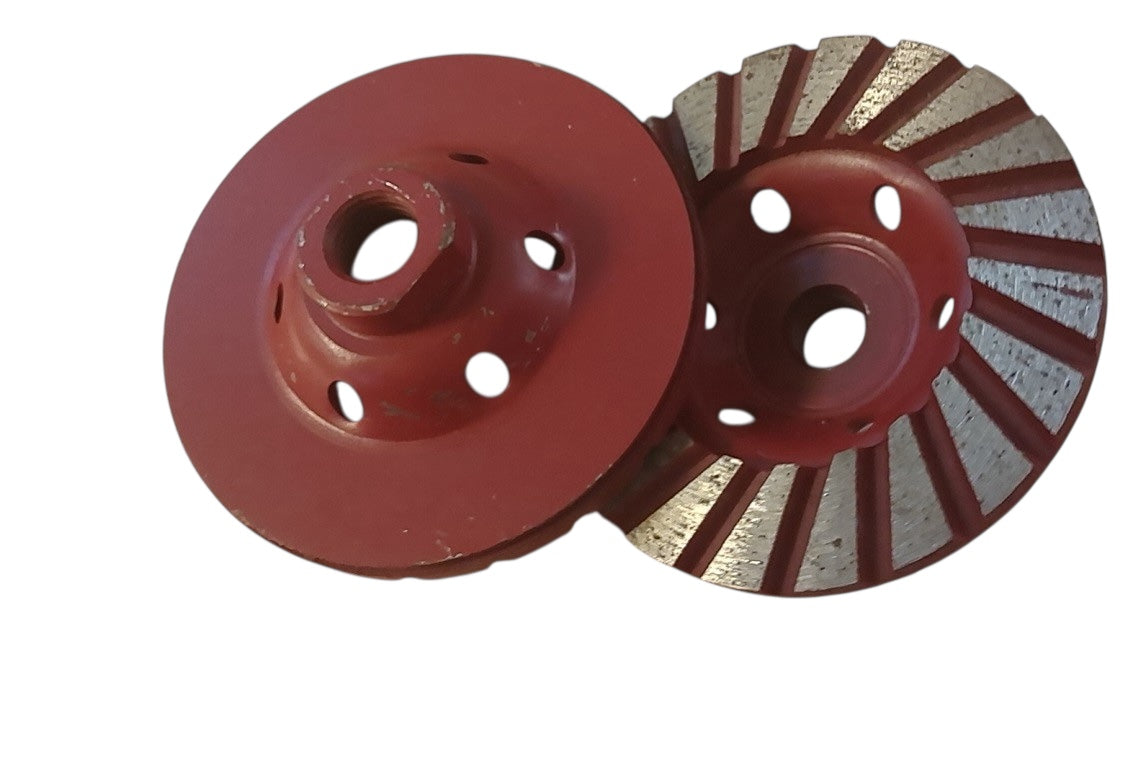 Muela abrasiva de diamante Turbo sinterizada de 4 pulgadas gruesa