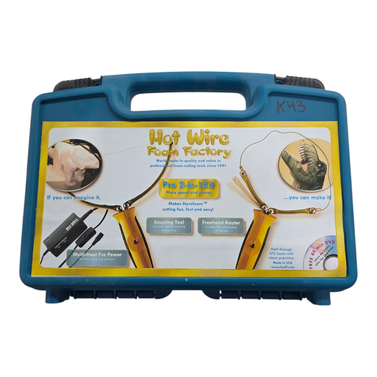 K43 Pro 2-in-1 Kit (Freehand Router & Sculpting Tool)