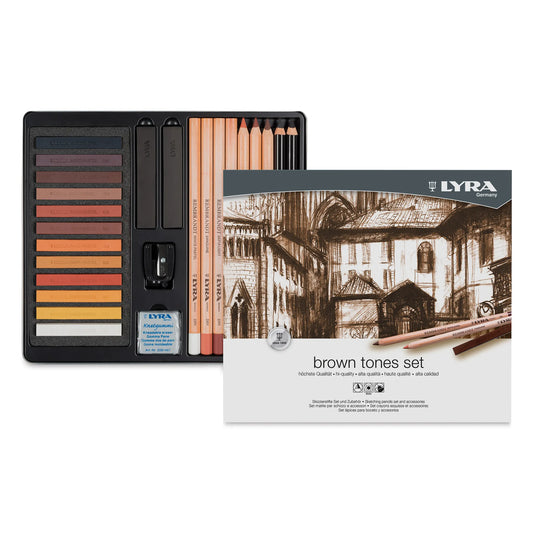 Lyra Brown Tones Sketching Set