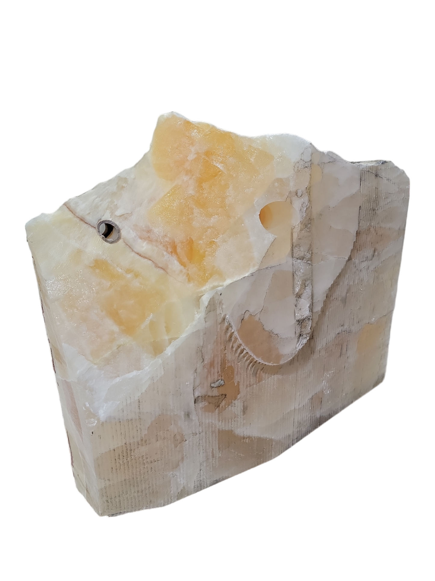 Honeycomb Calcite 12.5"x14"x3.5" 1010