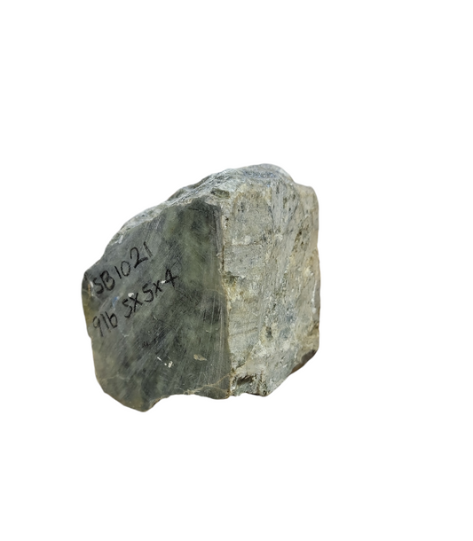 Brazilian Green/Brown Soapstone 5x5x4 1021