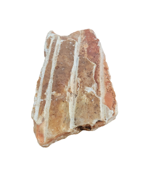 Translucent Red Orange Alabaster 14x3x5 1003