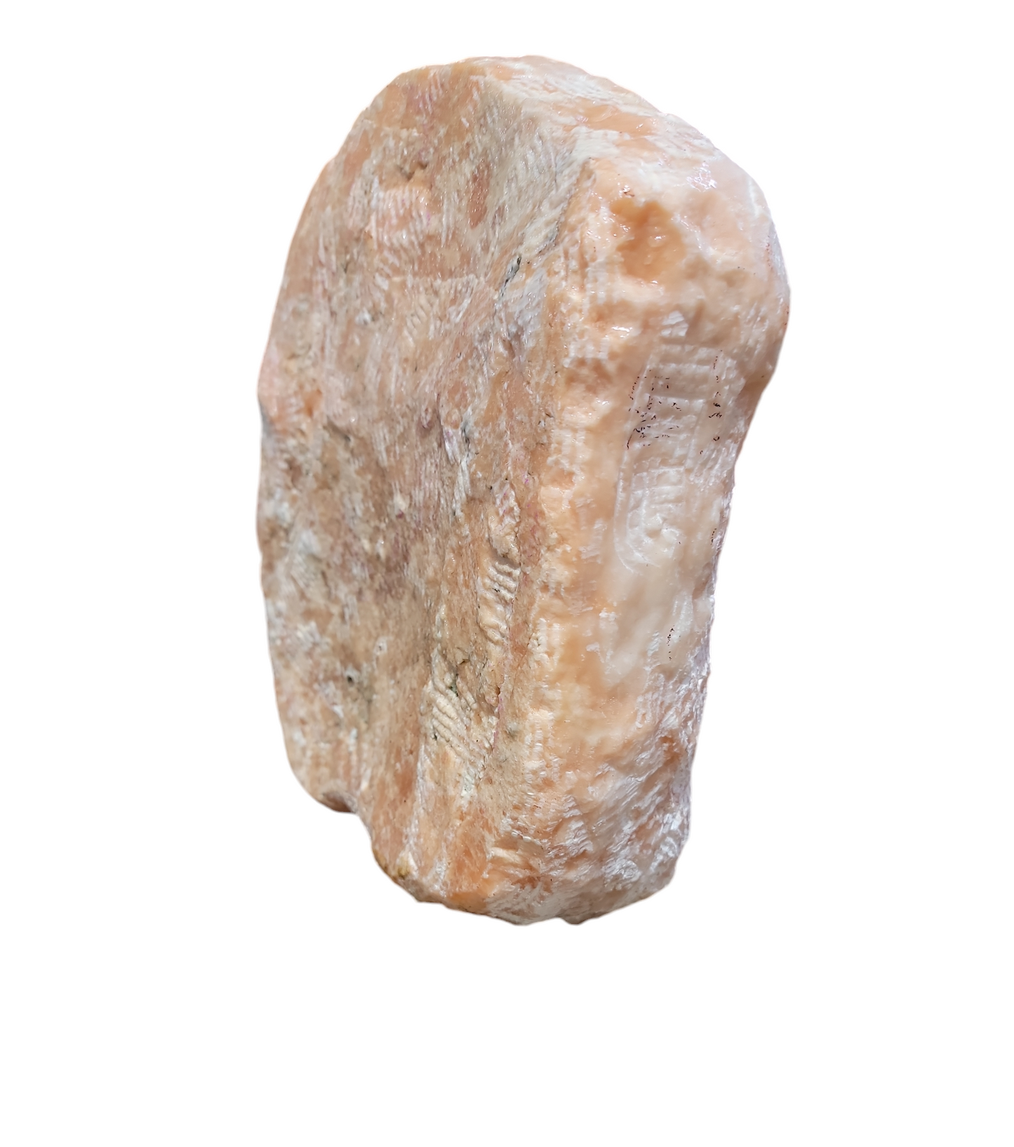 Translucent Peach Alabaster 23lb 12x11x4.5 1012