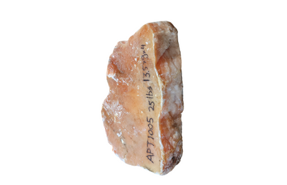 Translucent Peach Alabaster 25lb 13.5x9x4 1005