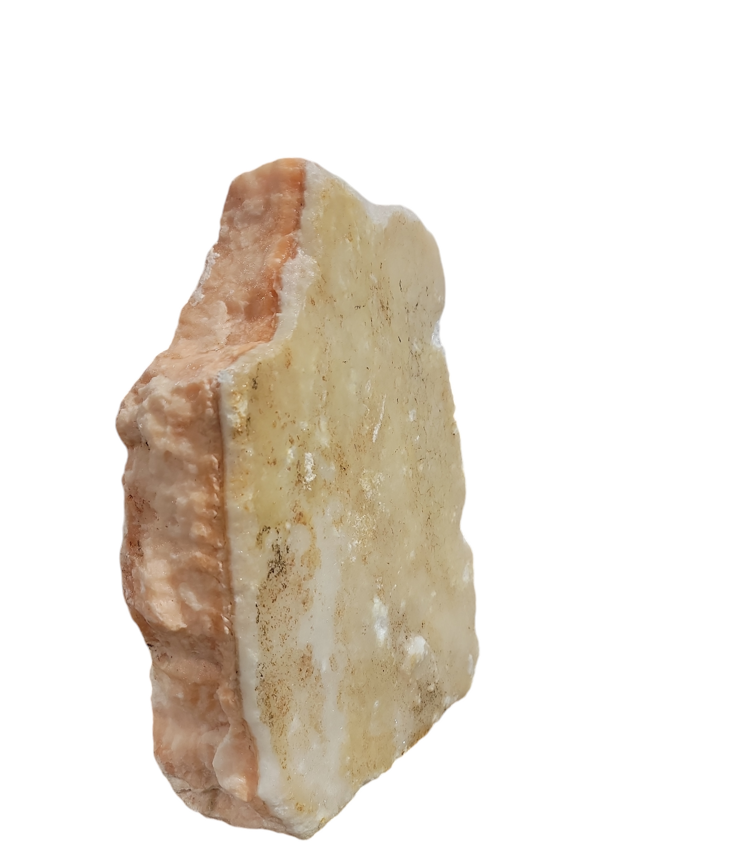 Translucent Peach Alabaster 23lb 13x9.5x3.5 1002