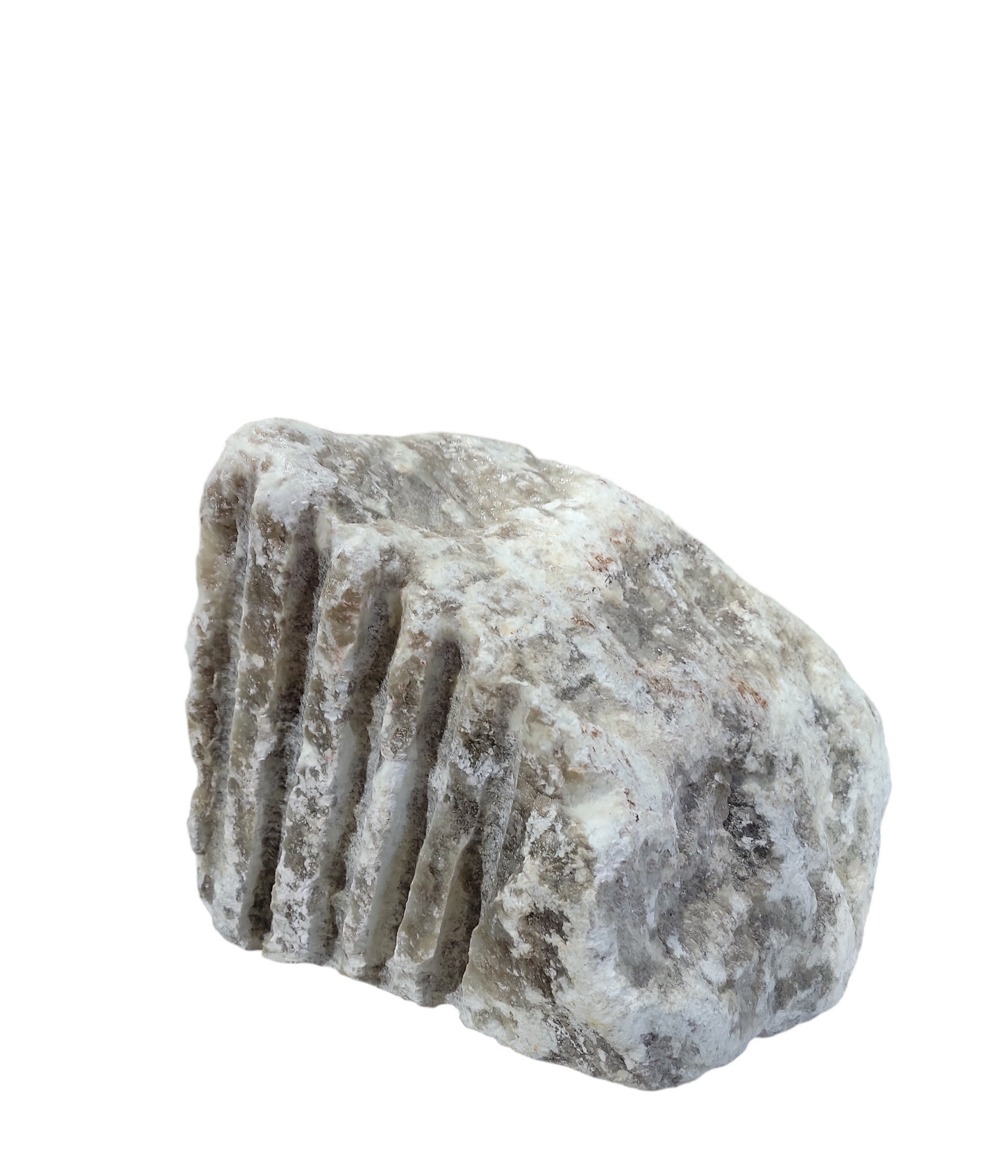 Mario's Italian Bardiglio Alabaster Boulder 95lb 14x14x12 ABG1003