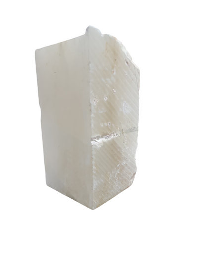 Mario's Italian White Translucent Alabaster Cut Block 35lb 12x6x6 1024