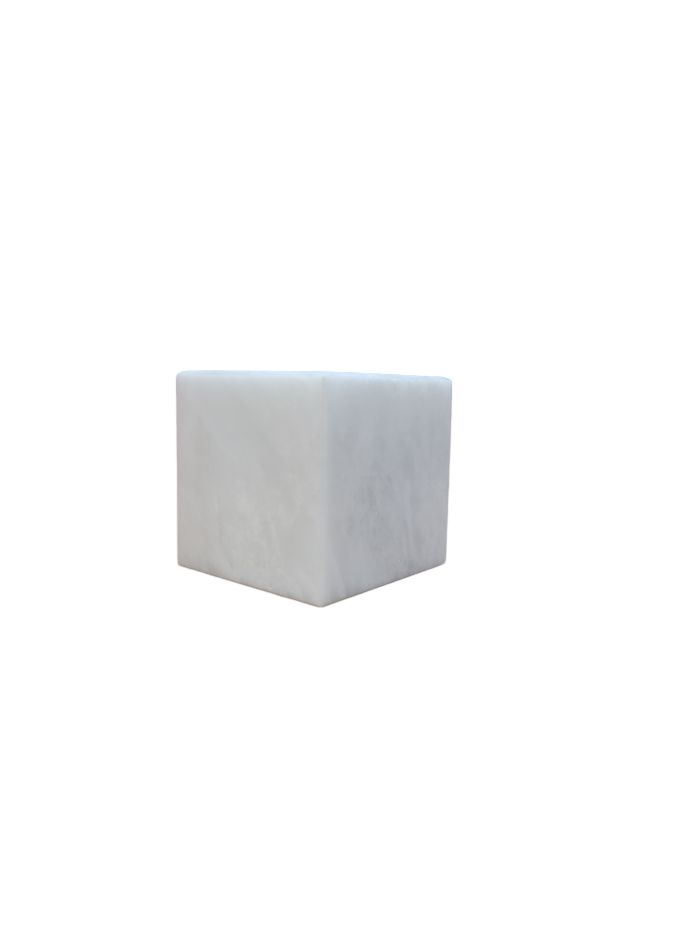 White Marble Cube 3'