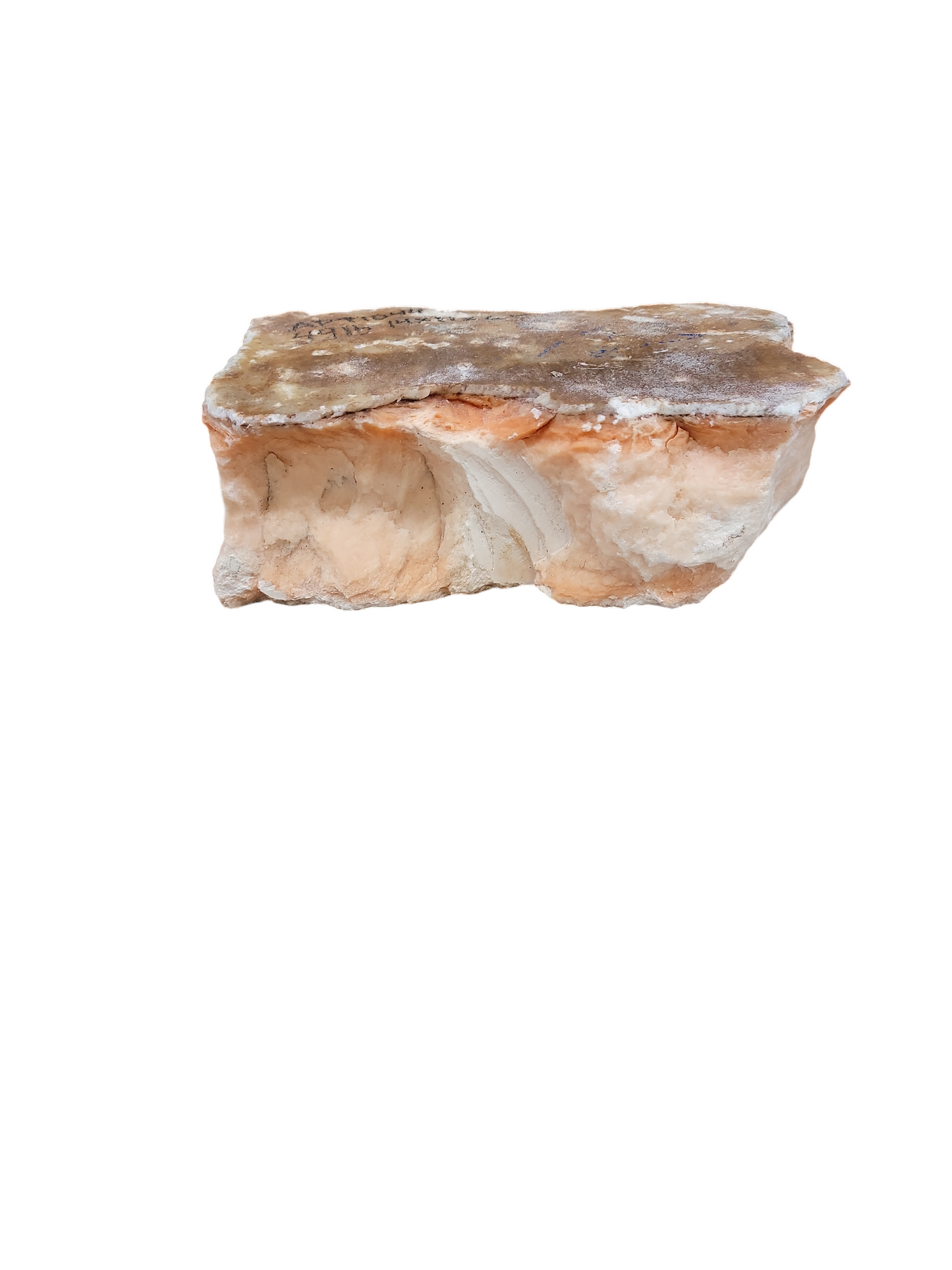 Translucent Peach Alabaster 49lb 14x11x6.5 1044