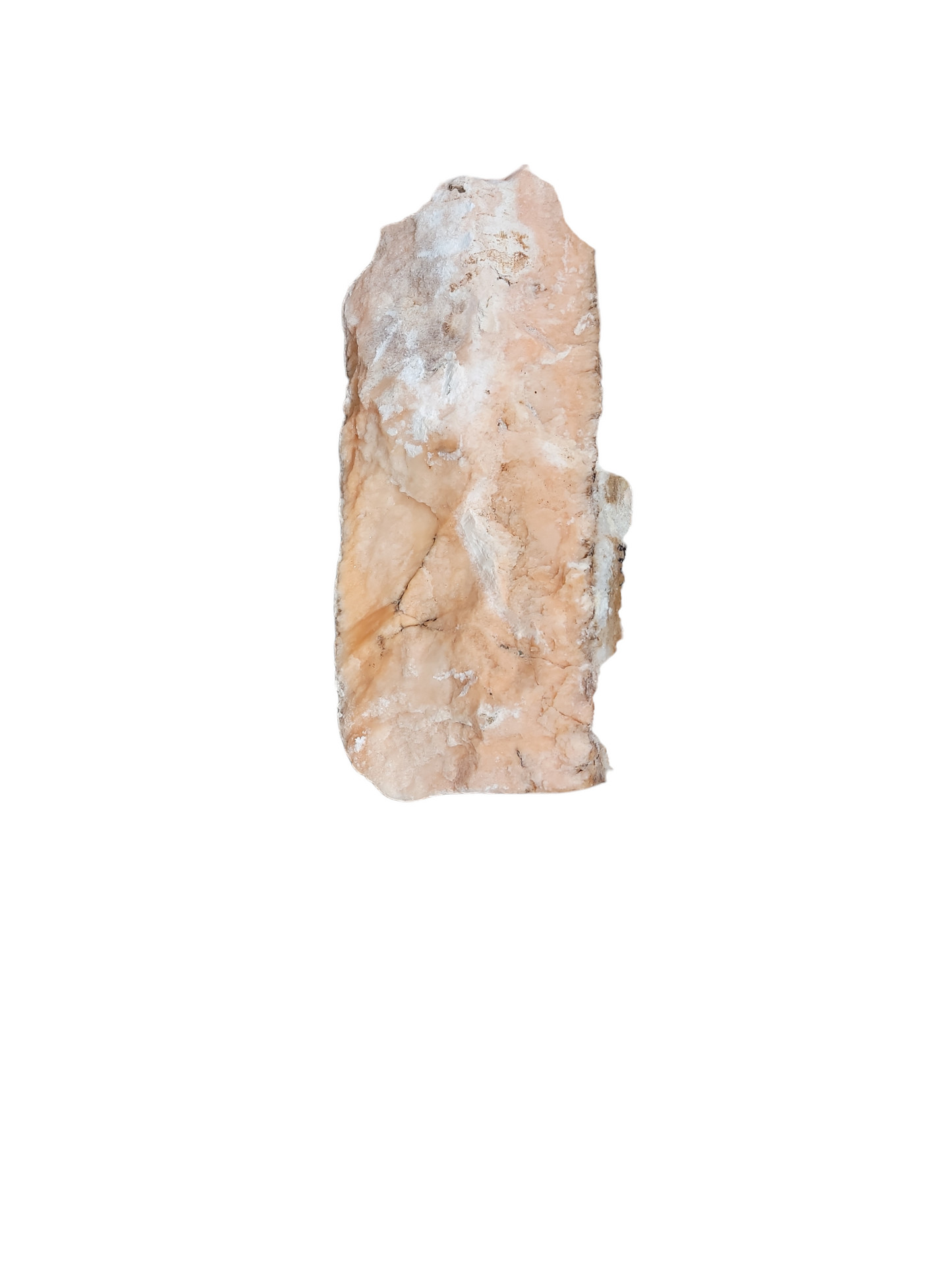 Translucent Peach Alabaster 49lb 14x11x6.5 1044