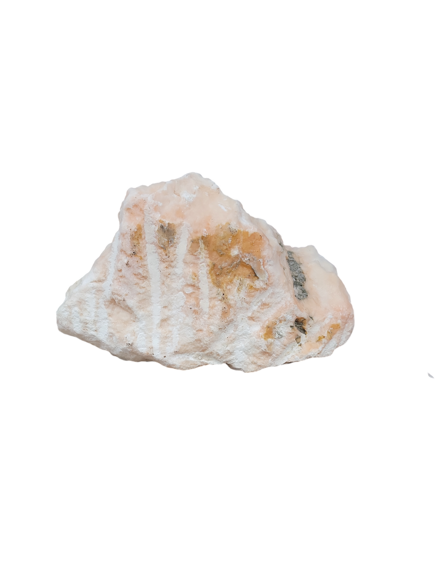 Translucent Peach Alabaster 35lb 16x10x7 1042