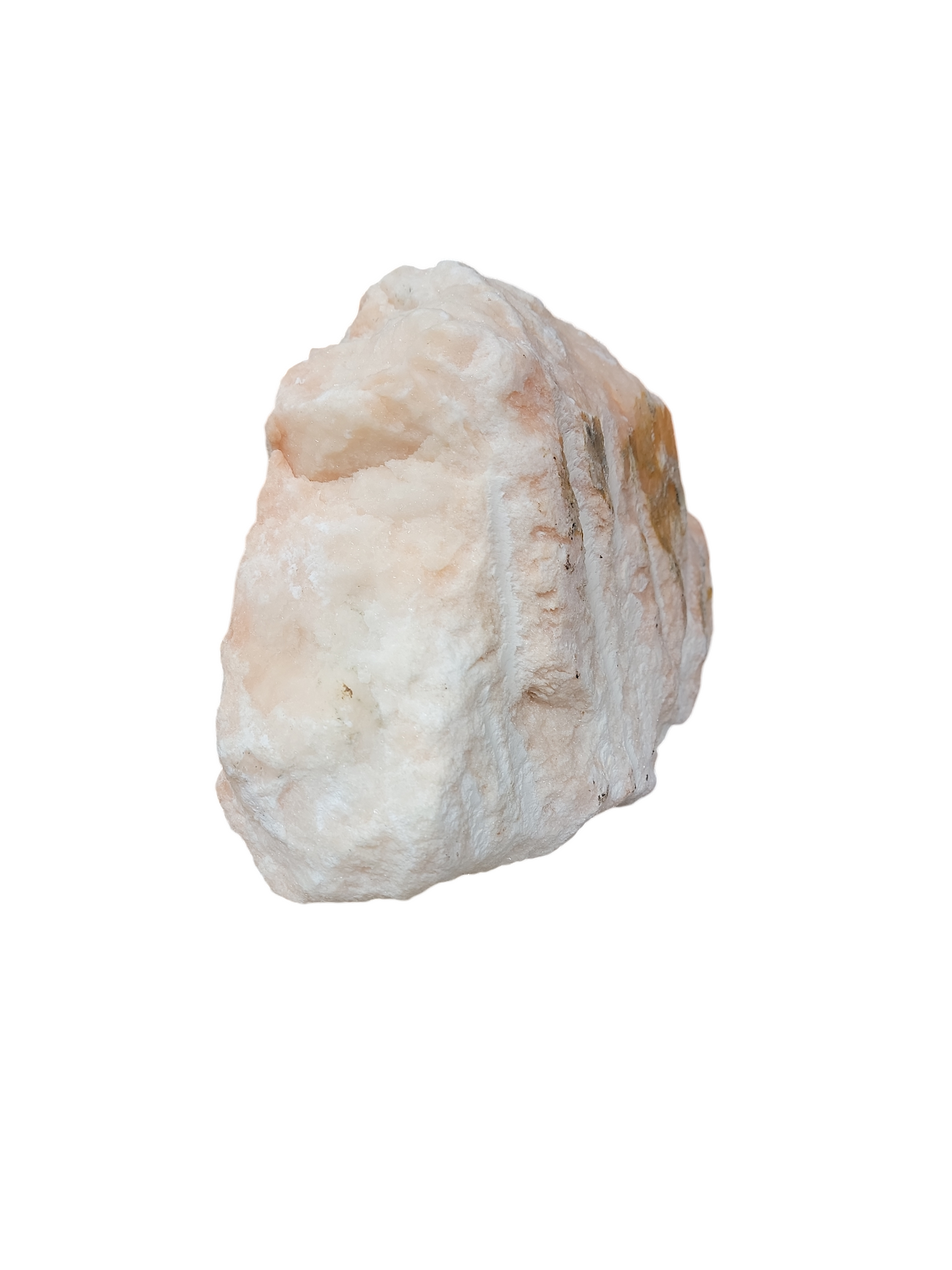 Translucent Peach Alabaster 35lb 16x10x7 1042