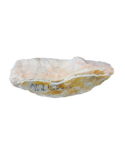 Translucent Peach Alabaster 16lb 12x6x5 1040