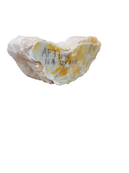 Translucent Peach Alabaster 16lb 12x6x5 1040