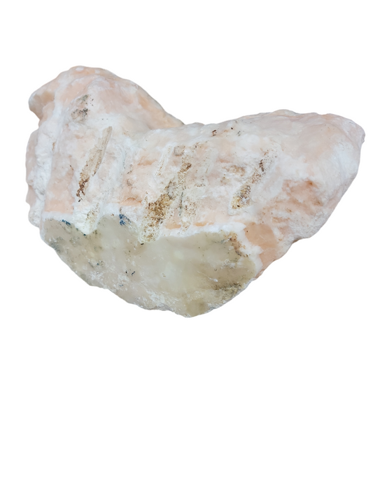 Translucent Peach Alabaster 16lb 12x6x5 1040