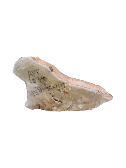 Translucent Peach Alabaster 13lb 15x7.5x3.5 1034