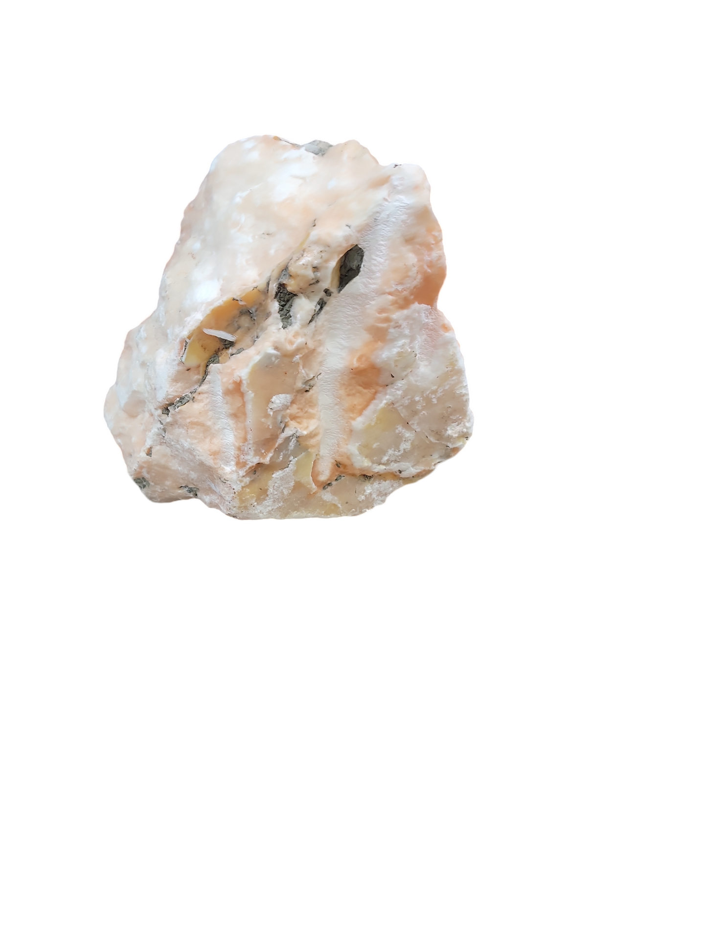 Translucent Peach Alabaster 31lb 12x10x8 1027