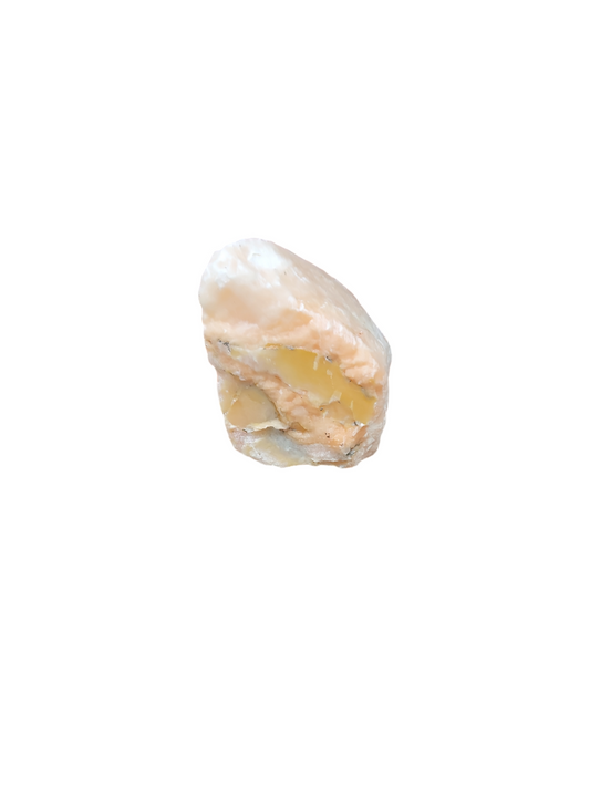 Translucent Peach Alabaster 11lb 7x7x5 1032