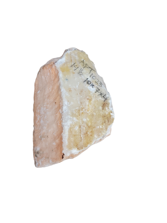 Translucent Peach Alabaster 14lb 10x7x4 1023