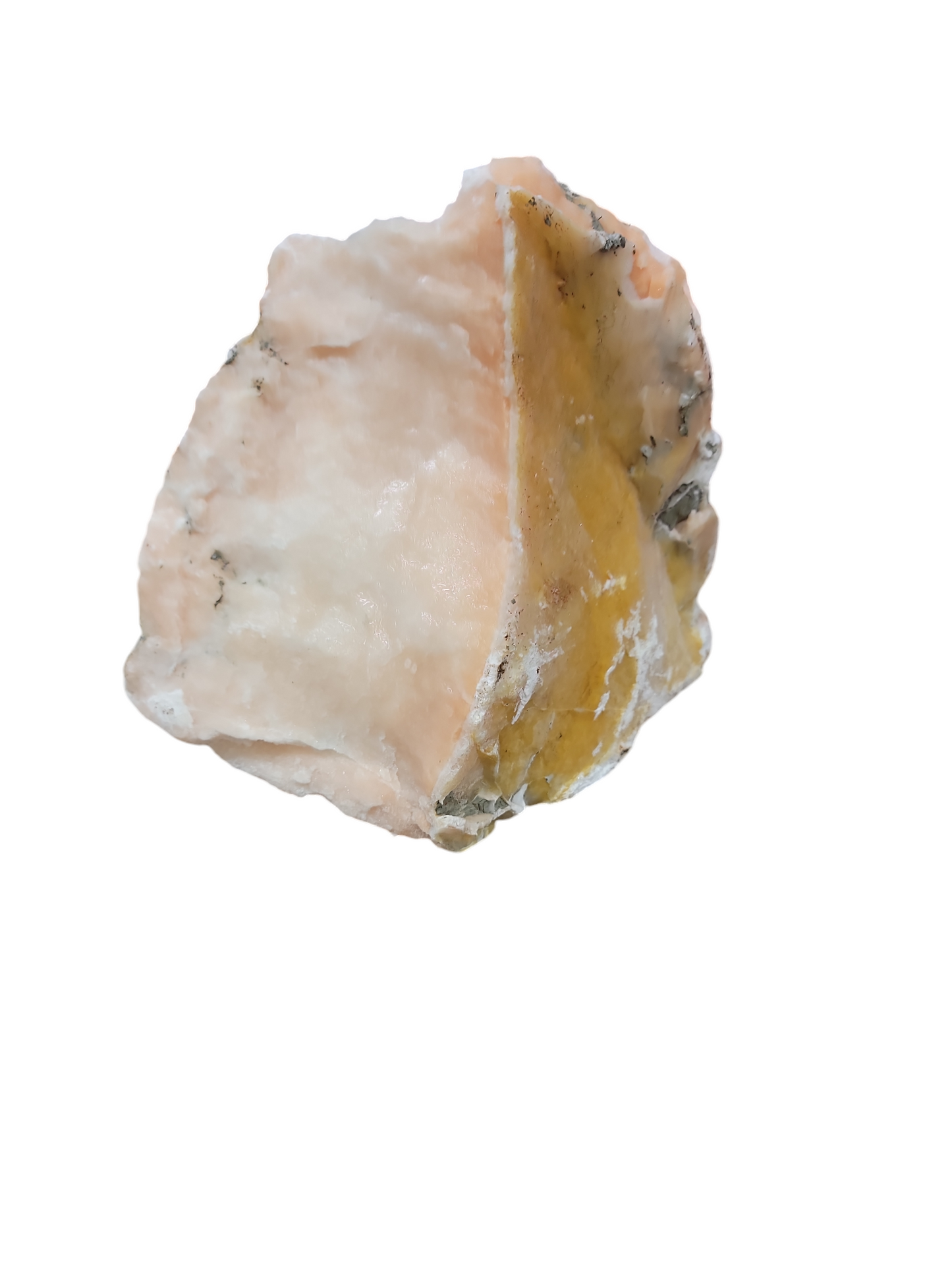 Translucent Peach Alabaster 28lb 11x10x7 1026