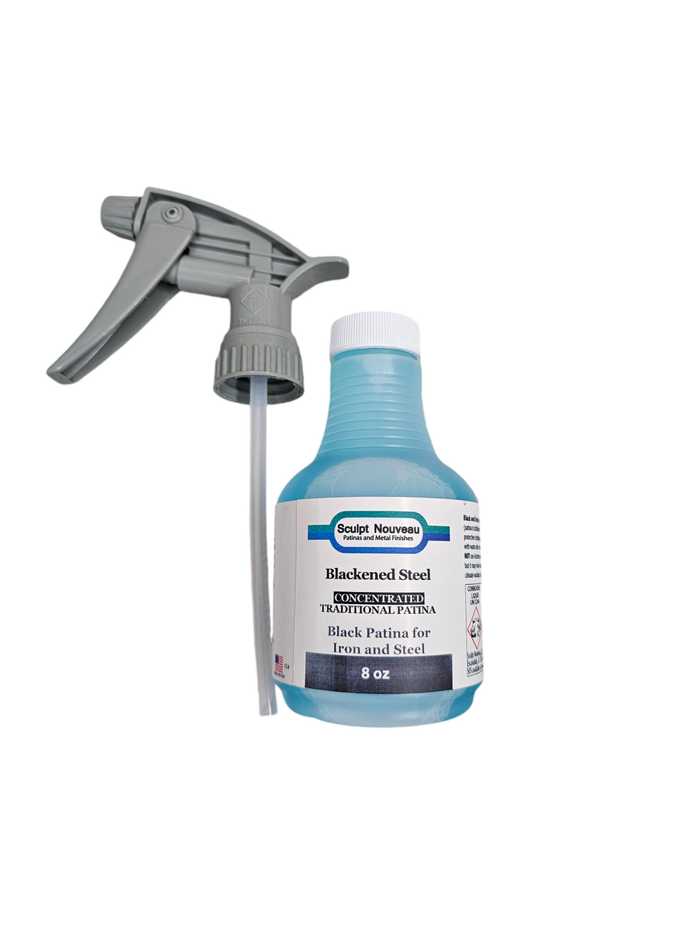 Traditional Blackened Steel Patina 8oz The Compleat Sculptor, Inc