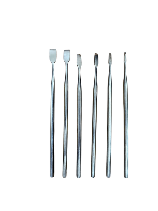 Juego de 6 cinceles de cera inoxidable #318T