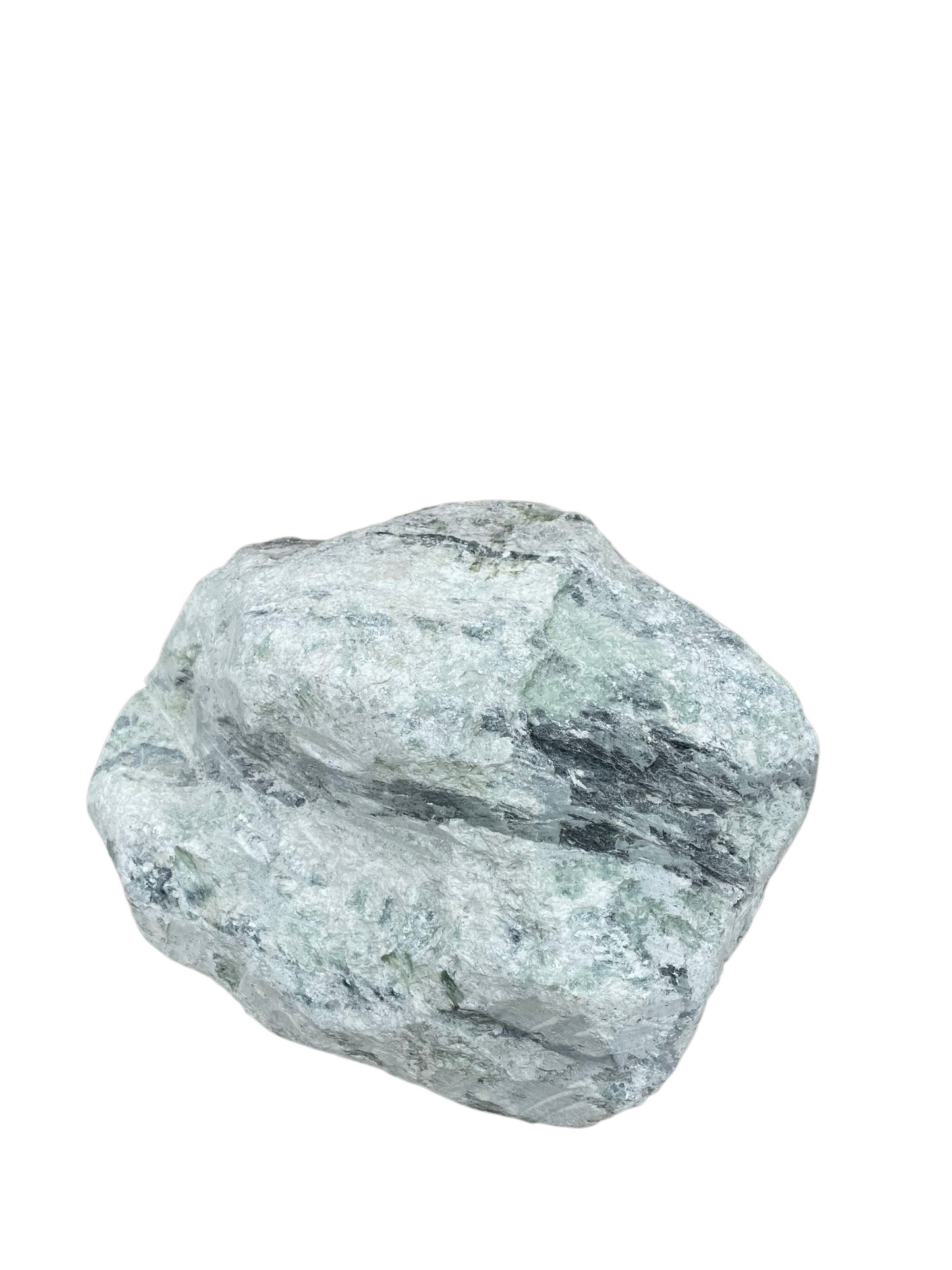 Striped Aqua Soapstone 38lb 11x7x11 SAQ1012