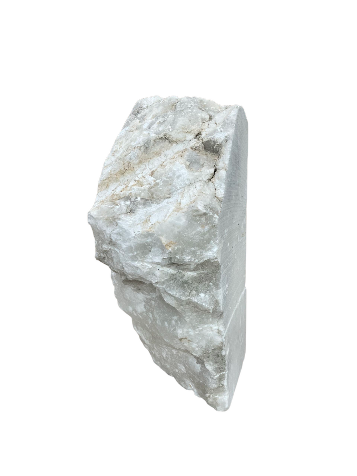 Mario's Italian White Translucent Alabaster Slab 43lb 6x7x15 #MWS01001 ...
