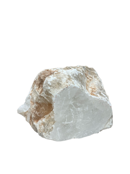 Mario's Italian White Translucent Alabaster Slab 43lb 15x9x6 #MWS01001040