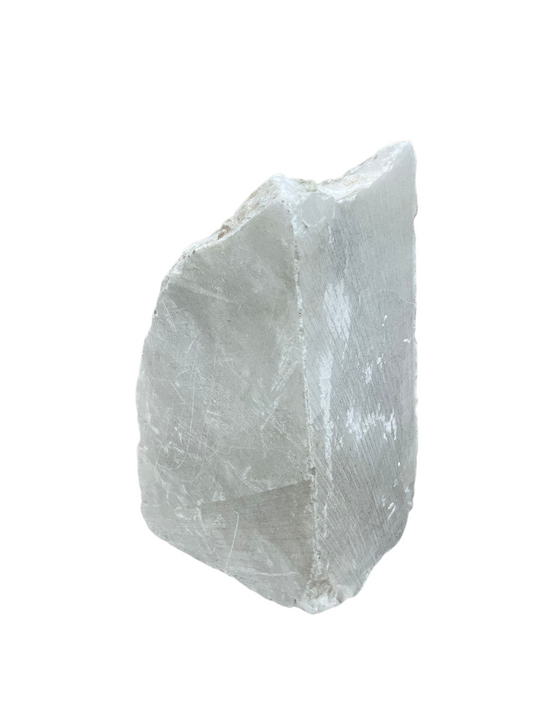 Mario's Italian White Translucent Alabaster Slab 35lb 12x9x6 #MWS01001042