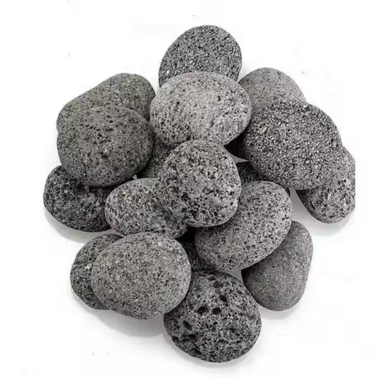 Grade A Grey Lava Rock Stones 2lb