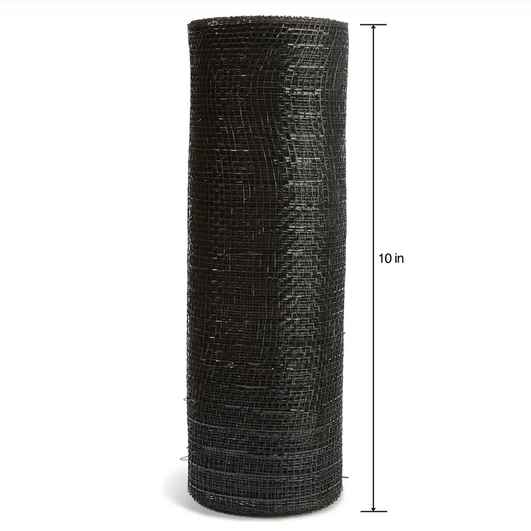 Decorative Mesh (CPG) Black 10"x10yd
