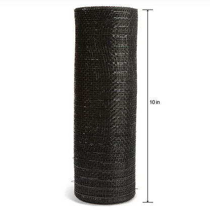 Decorative Mesh (CPG) Black 10"x10yd