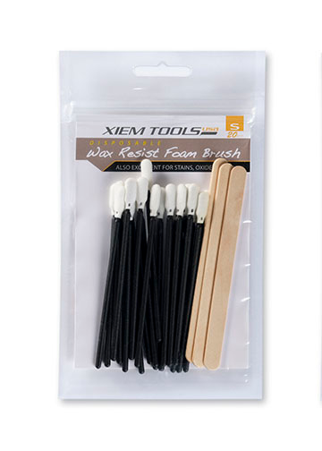 Wax Resist Foam Brushes