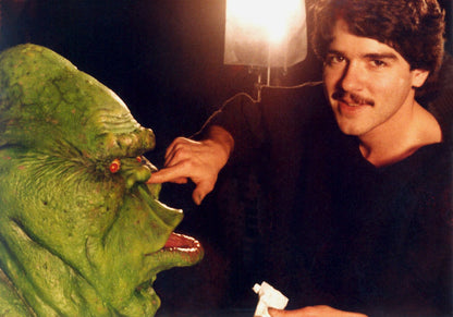 Slimer LED Statue signed by Steve Johnson