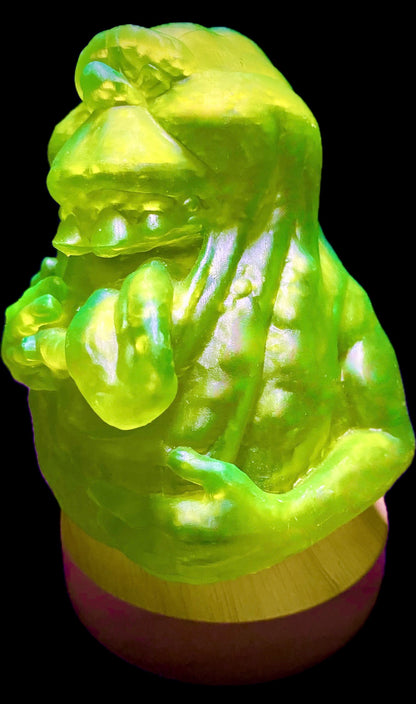 Slimer LED Statue signed by Steve Johnson