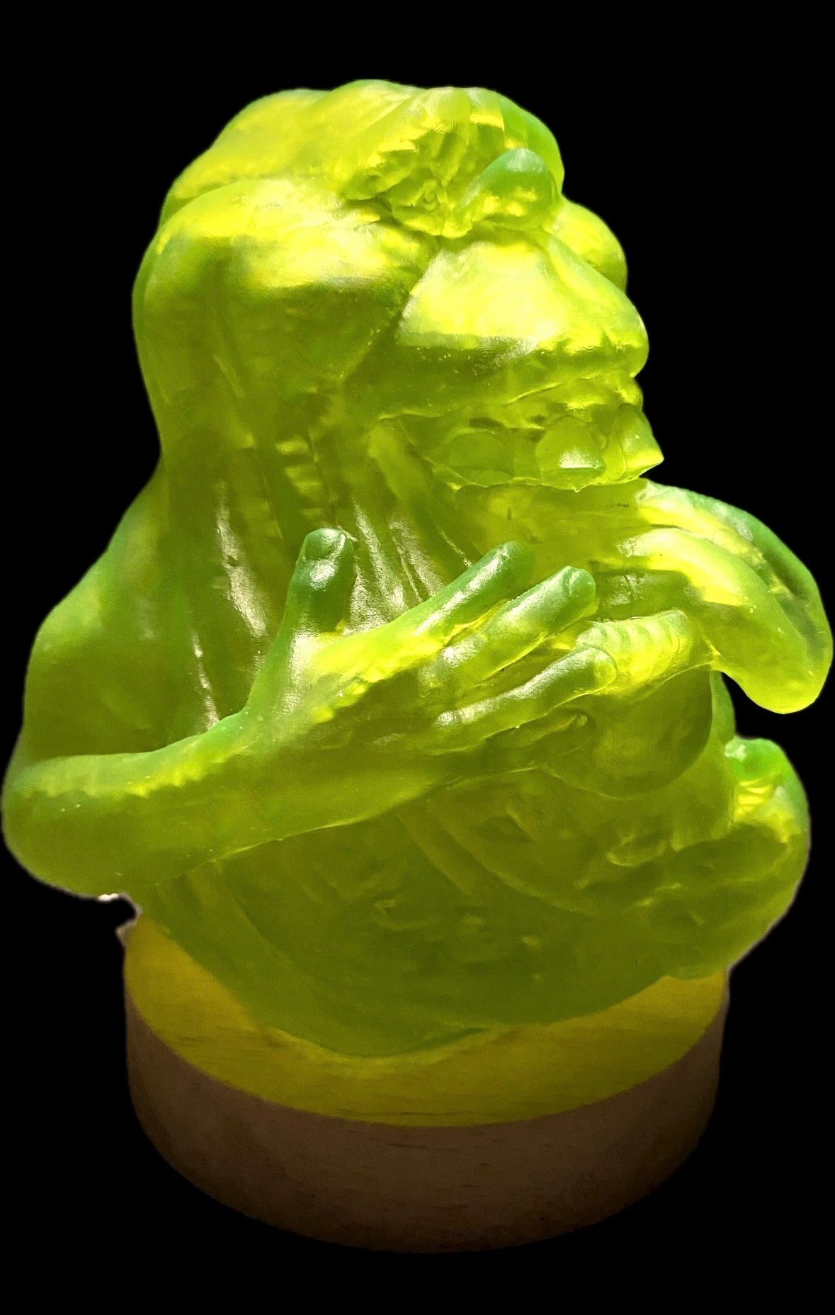 Slimer LED Statue signed by Steve Johnson