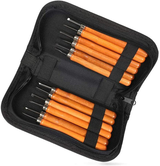 Wood Carving Set 12 Piece Set ebs