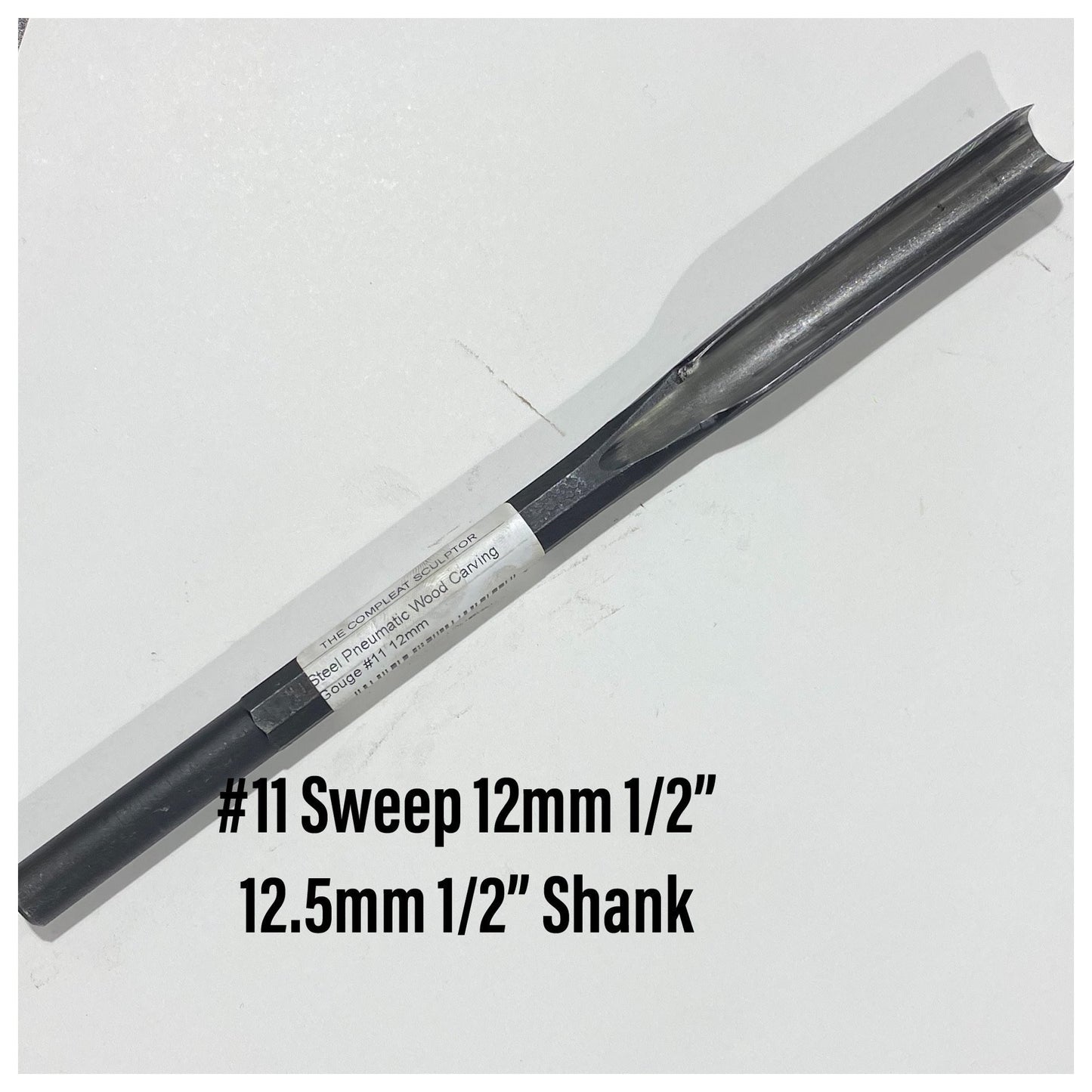 Steel Pneumatic Wood Carving Gouges #11 – The Compleat Sculptor, Inc