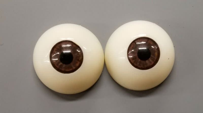 Acrylic Eyes 30mm Brown (Pair)